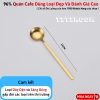 Thìa muỗng cà phê | Inox mạ vàng | Inox mạ bạc