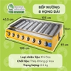 Bếp nướng Gas không khói THE GARDEN BN-08D | 8 HỌNG DÀI
