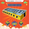 Bếp nướng Gas không khói THE GARDEN BN-6N | 8 HỌNG NGẮN
