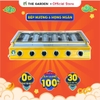 Bếp nướng Gas không khói THE GARDEN BN-06N | 6 HỌNG NGẮN