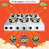 Bếp Gas nấu mì cay, cơm niêu THE GARDEN IGWT | Inox | Bếp 6 họng MỚI