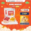 Set nguyên liệu làm bánh Mousse THE GARDEN | thành phẩm 2 hộp 750ml | vị Dâu - Xoài và vị Chanh Leo - Việt Quất
