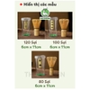 Chổi chasen đánh trà xanh matcha | Chất liệu tre cao cấp| 80 - 100 - 120 Sợi