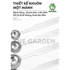 Bộ thìa đong Inox 4 chiếc | Dung tích 1.25ml - 2.5ml - 5ml - 15ml