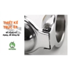 Dụng cụ ép chanh | Chất liệu inox | Kích thước 21cm