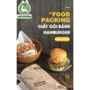 Giấy báo gói bánh sandwich | Kích thước 28x38cm | Combo 50