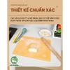 Thảm nhào bột | Chất liệu silicon chống dính | kích thước 40cm x 50cm | Màu hồng, xanh xương, xanh lá cây