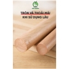 Cây lăn bột làm bánh | Chất liệu gỗ sồi | Kích thước 25 - 30 - 35 cm