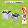 Hộp đạp bã cà phê Espresso | Inox | Dung tích 2.2L và 1.4L