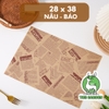 Giấy báo gói bánh sandwich | Kích thước 28x38cm | Combo 50