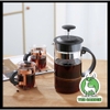 Phin pha cà phê French Press thủy tinh Borosilicate |Dung tích 600 ML và 350ml