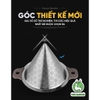 Phễu lọc trà 2 lớp Inox | Đường kính 23cm và 14.,5cm