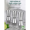 Jigger 2 đầu | Chất liệu inox | Dung tích 20/40ml và 15/30ml