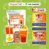 Set nguyên liệu trà đào Cozy THE GARDEN IGWT 25-30 Ly và 60-65 Ly