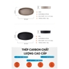 Khuôn nướng bánh mì hoa cúc hình oval | Thép carbon chống dính | Model D08
