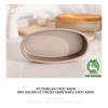 Khuôn nướng bánh mì hoa cúc hình oval | Thép carbon chống dính | Model D08