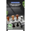 Tamper nén café 58mm | Tay cầm inox hoặc gỗ