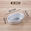 Khuôn nướng bánh mì hoa cúc hình oval | Thép carbon chống dính | Model D08