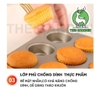 Khuôn nướng bánh Cupcake | Thép Carbon chống dính | Nhiều kích thước