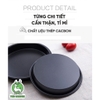 Khay nướng bánh Pizza | Thép carbon chống dính | Đường kính 16 - 18 - 20 - 23 - 26 cm