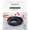 Khay nướng bánh Pizza | Thép carbon chống dính | Đường kính 16 - 18 - 20 - 23 - 26 cm