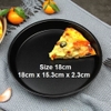 Khay nướng bánh Pizza | Thép carbon chống dính | Đường kính 16 - 18 - 20 - 23 - 26 cm