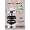 Tamper OCD 58mm nén cà phê | Đầu đôi | Chất liệu Inox 304