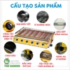 Bếp nướng Gas không khói THE GARDEN BN-06D | 6 HỌNG DÀI