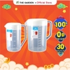 Ca đong nhựa | Có nắp cứng màu trắng | Dung tích 2500ml và 5000ml