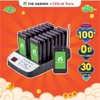 Bộ 16 thẻ rung order THE GARDEN gọi khách tự phục vụ tầm xa 100m