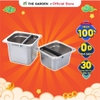 Hộp đạp bã cà phê Espresso | Inox | Dung tích 2.2L và 1.4L