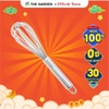 Phơi đánh trứng bằng tay inox | Chiều dài 20 - 25 - 30cm