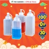Bình Nhựa Đựng Tương, Sirup, Nước Sốt, Chai lọ đựng siro | Nhiều Dung Tích | Có Vạch Chia | Hình vuông