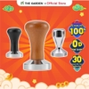 Tamper nén café 58mm | Tay cầm inox hoặc gỗ