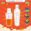 Bình lắc nhựa Shaker nhiều vạch 530ml và 700ml