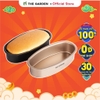 Khuôn nướng bánh mì hoa cúc hình oval | Thép carbon chống dính | Model D08