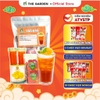 Set nguyên liệu trà đào Cozy THE GARDEN IGWT 25-30 Ly và 60-65 Ly