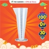 Ca đong định lượng | Phễu đong nhựa 100ml