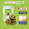 Set nguyên liệu làm bánh Chocochip Cookie | Thành phẩm 20 chiếc | 3 Vị Redvelvet - Socola - Matcha