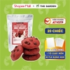 Set nguyên liệu làm bánh Chocochip Cookie | Thành phẩm 20 chiếc | 3 Vị Redvelvet - Socola - Matcha