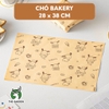 Giấy báo gói bánh sandwich | Kích thước 28x38cm | Combo 50