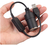 Cáp chuyển đổi điện USB 5V sang 12V ra đầu tẩu cắm sạc ô tô