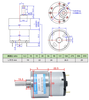 Động cơ DC giảm tốc JGB37-520