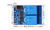 LCUS-2 Module 2 relay 5V USB điều khiển PLC qua cổng Type-C