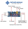 Mạch chuyển đổi ba mức tín hiệu USB to TTL 5V/3.3V/1.8V FT232RL
