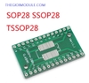 Đế chuyển SOP28 SSOP28 TSSOP28 DIP 0.65/1.27mm