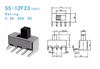 Công tắc gạt 5 chân SS-12F23G5 1P2T (Gói 10 cái)
