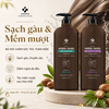 Cặp Dầu Gội Xả Dr. EDUPHAR Luxury Herbal-Based