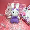Crochet Cutie. Purple Rabbit