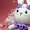 Crochet Cutie. Purple Rabbit